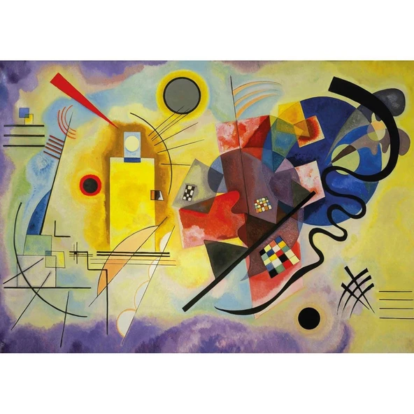 PARAPLY 22033 Yellow Red Blue 1500 Parça Puzzle Kız Erkek Çocuk Oyuncak Eğitici Oyuncaklar - Resim 2