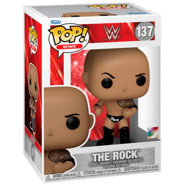 PARAPLY Funko POP Figür WWE The Rock (final) Kız Erkek Çocuk Oyuncak Eğitici Oyuncaklar - Resim 2