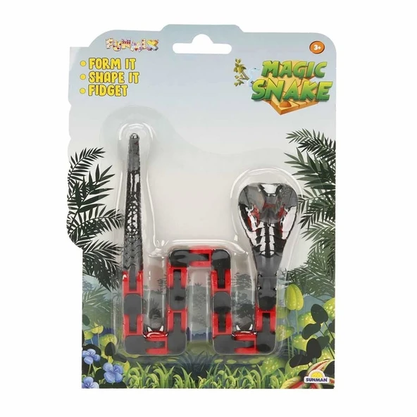 PARAPLY Funmix Bükülebilen Yılan Figürü Kız Erkek Çocuk Oyuncak Eğitici Oyuncaklar - Resim 2