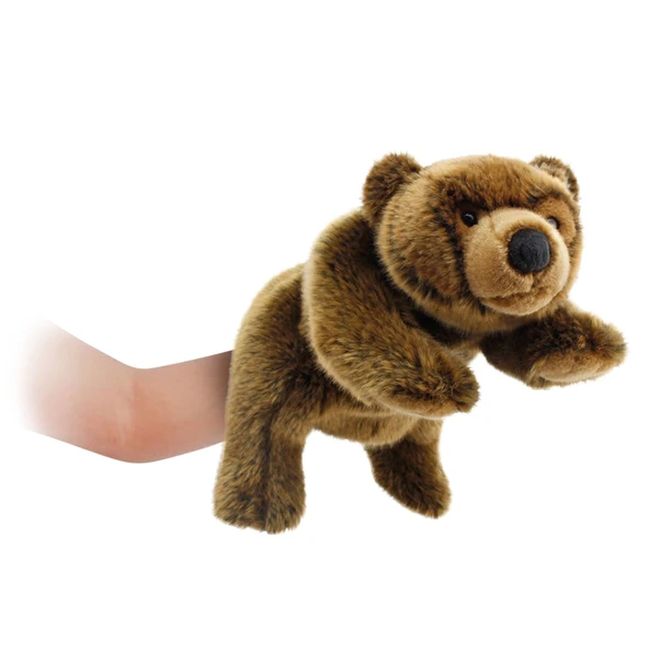 PARAPLY Boz Ayı Kukla (Tüm Beden) 30cm Kız Erkek Çocuk Oyuncak Eğitici Oyuncaklar - Resim 3