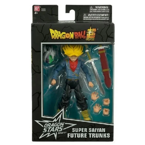 PARAPLY Bandai Dragon Ball Super Saiyan Future Trunks Poz Verilebilir Figür Kız Erkek Çocuk Oyuncak Eğitici - Resim 3