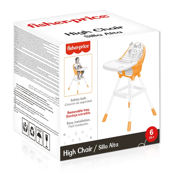 PARAPLY Fisher-Price Mama Sandalyesi Kız Erkek Çocuk Oyuncak Eğitici Oyuncaklar - Resim 3