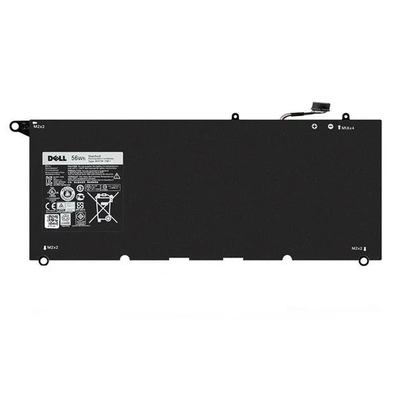 Orijinal OEM Dell 90V7W 7.6V 56Wh 6710mAh Notebook Batarya Laptop Pil - 1