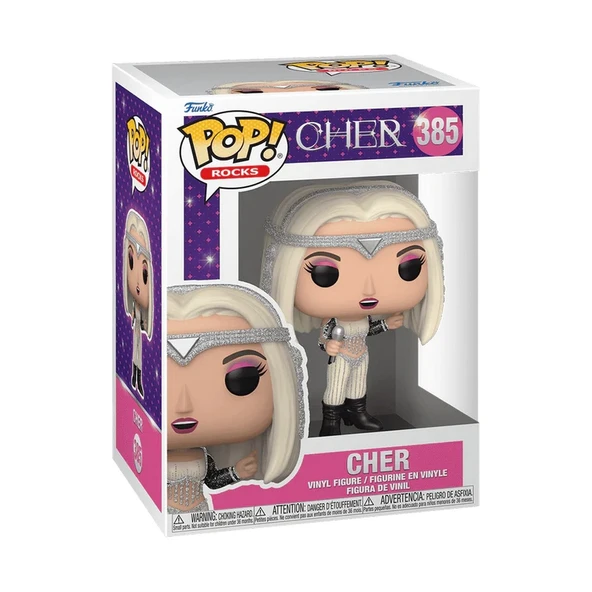 PARAPLY Funko POP Rocks: Cher Kız Erkek Çocuk Oyuncak Eğitici Oyuncaklar - 2