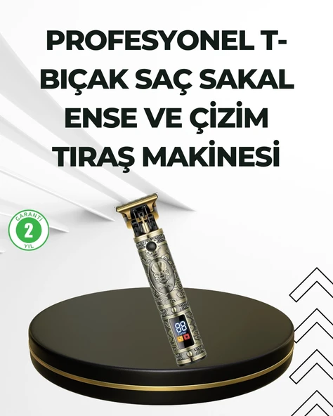 Su Geçirmez Daling Saç ve Sakal Tıraş Makinesi ürün görseli 1