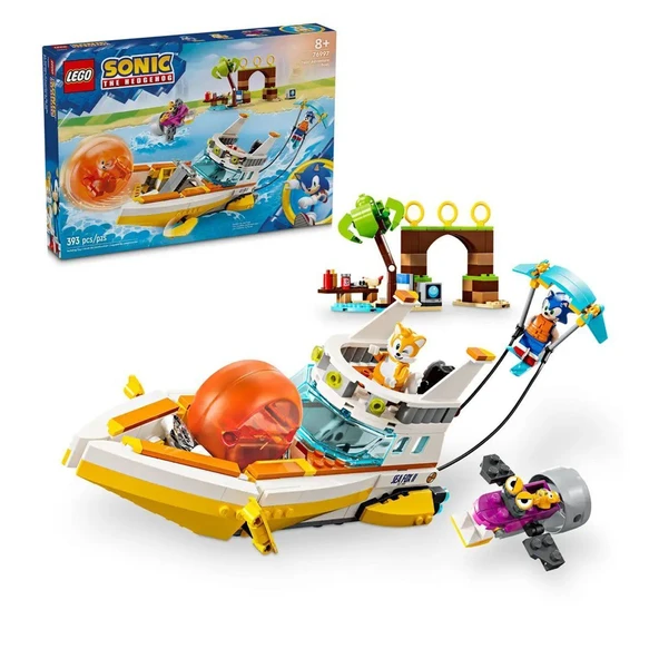 PARAPLY 76997 Lego Sonic the Hedgehog Tailsin Macera Teknesi 393 parça +8 yaş Kız Erkek Çocuk Oyuncak Eğitic ürün görseli