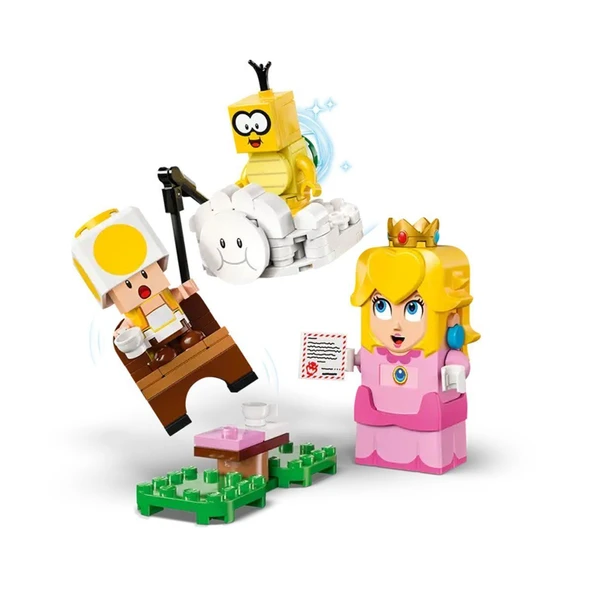 PARAPLY 71441 Lego Super Mario İnteraktif Peach ile Maceralar 208 parça +6 yaş Kız Erkek Çocuk Oyuncak Eğiti - Resim 3
