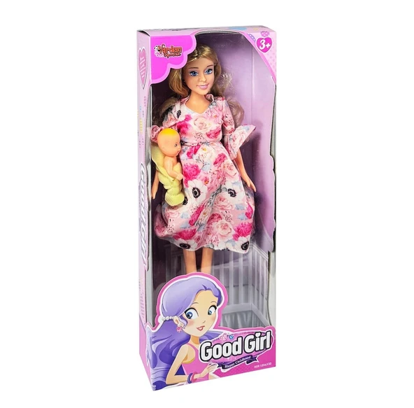 PARAPLY WG-115153 Hamile Bebek 29cm Kız Erkek Çocuk Oyuncak Eğitici Oyuncaklar ürün görseli 1