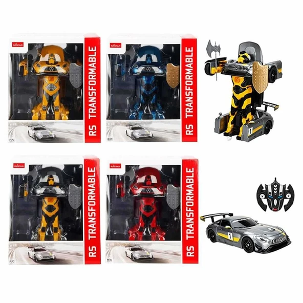 PARAPLY Mercedes Benz AMG GT3 Dönüşebilen Uzaktan Kumandalı Sesli ve Işıklı Araba Kız Erkek Çocuk Oyuncak Eğ ürün görseli