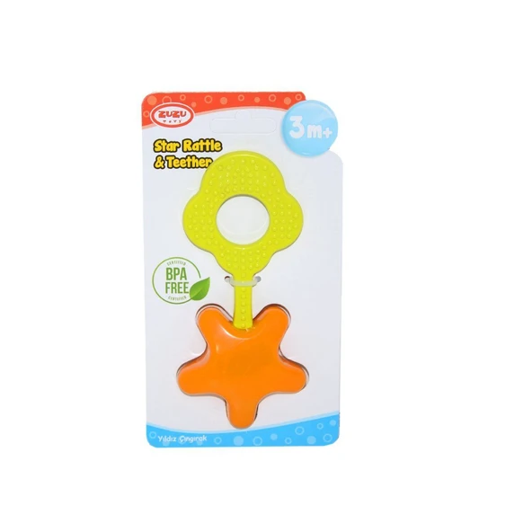 PARAPLY 4130 Zuzu Yıldız Çıngırak - 1adet Fiyatıdır Kız Erkek Çocuk Oyuncak Eğitici Oyuncaklar - Resim 2