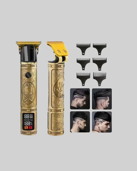 0.1 mm Hassas Kesim Tıraş Makinesi Şarjlı Metal Gövde - Resim 5