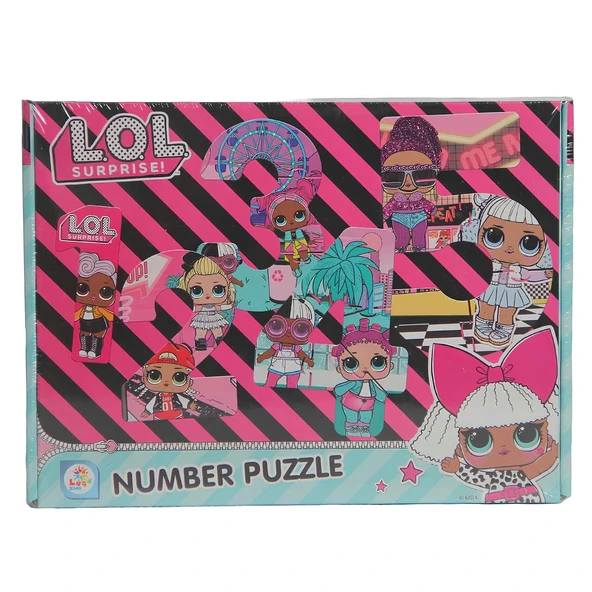 PARAPLY LOL Numara Puzzle 20 Parça Kız Erkek Çocuk Oyuncak Eğitici Oyuncaklar ürün görseli