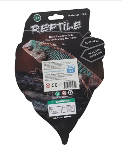 PARAPLY Strech Leopar Desenli Kertenkele Kız Erkek Çocuk Oyuncak Eğitici Oyuncaklar - Resim 3