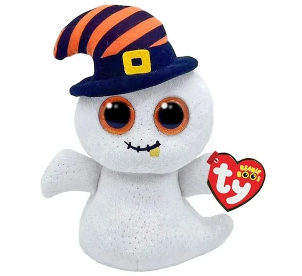 PARAPLY Ty Beanie Boos Peluş Cadılar Bayramı Hayaleti Nightcap 19cm Kız Erkek Çocuk Oyuncak Eğitici Oyuncakl ürün görseli