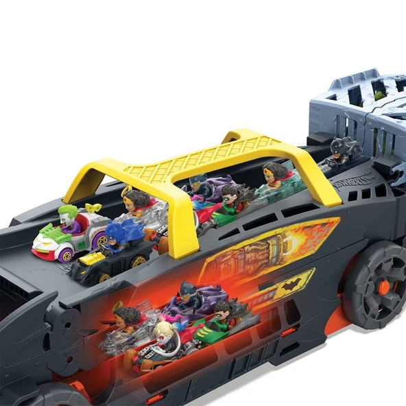 PARAPLY HXN21 Hot Wheels Racerverse Ultimate Batman Pist Seti Kız Erkek Çocuk Oyuncak Eğitici Oyuncaklar - Resim 3