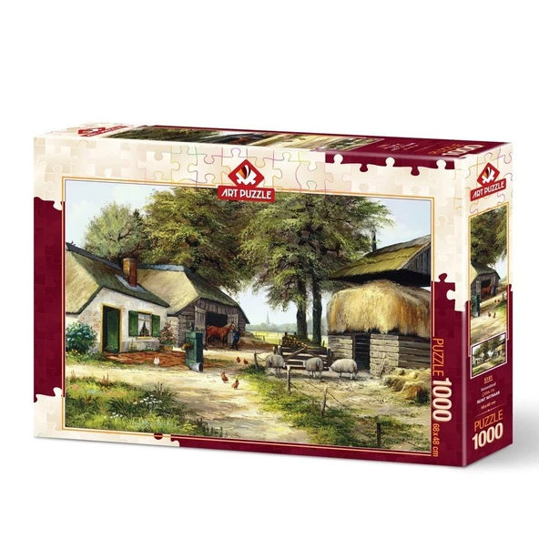 PARAPLY 5181 Art Puzzle Çiftlik Evi 1000 Parça Puzzle Kız Erkek Çocuk Oyuncak Eğitici Oyuncaklar ürün görseli