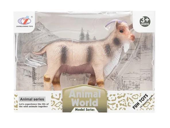 PARAPLY Kutulu Model Figür Hayvan Sakallı Keçi Kız Erkek Çocuk Oyuncak Eğitici Oyuncaklar ürün görseli