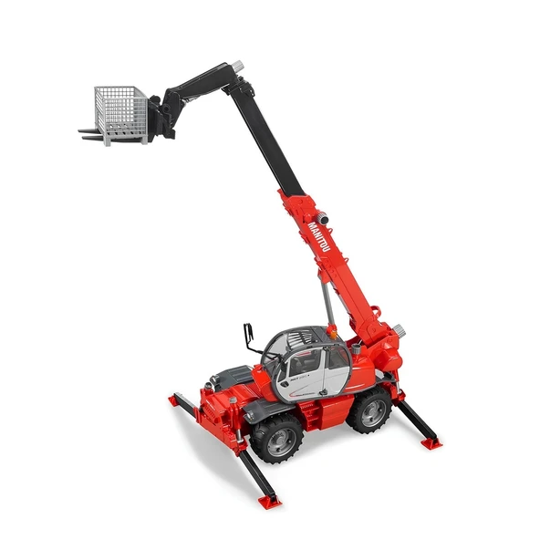 PARAPLY Bruder Manitou Mrt 2150 Teleskopik Forklift BR02129 Kız Erkek Çocuk Oyuncak Eğitici Oyuncaklar - Resim 2