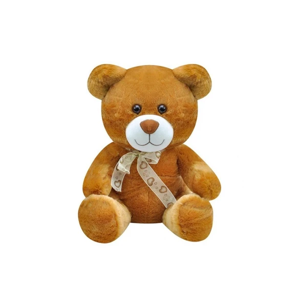 PARAPLY 1178K Selay, Oturan Ayı 37cm Kahverengi Kız Erkek Çocuk Oyuncak Eğitici Oyuncaklar ürün görseli 1