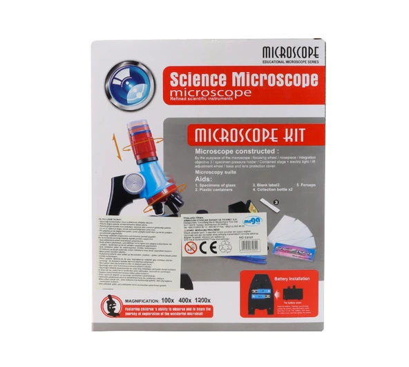 PARAPLY Miroskop Seti C2121 Kız Erkek Çocuk Oyuncak Eğitici Oyuncaklar - Resim 2