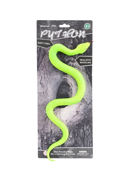 PARAPLY Strech Yeşil Asya Yılanı Kız Erkek Çocuk Oyuncak Eğitici Oyuncaklar - Resim 2