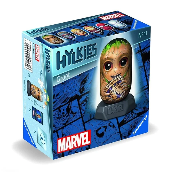 PARAPLY 011606 Hylkies Marvel - Groot 54 parça Puzzle - No:11 - Ravensburger Kız Erkek Çocuk Oyuncak Eğitici - Resim 3