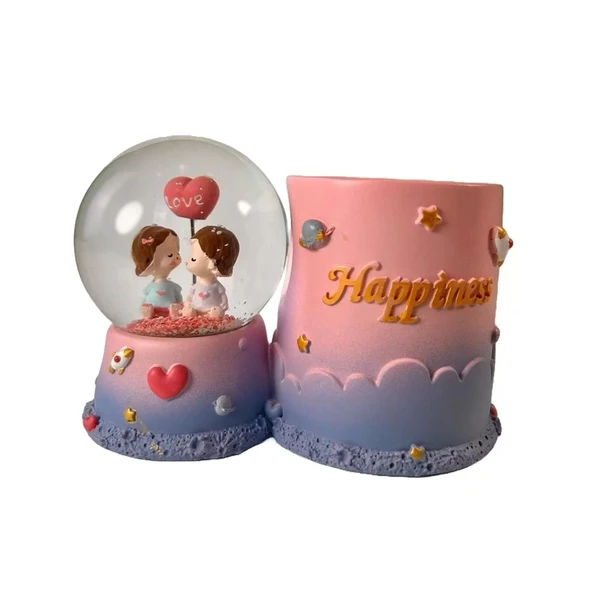 PARAPLY Kar Küresi Kalemlik LLM-HDY0124 Kız Erkek Çocuk Oyuncak Eğitici Oyuncaklar - Resim 2