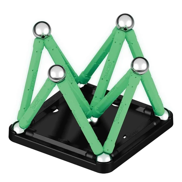 PARAPLY 000328 Parıltılı Manyetik Zeka Oyunu 25 Parça Kız Erkek Çocuk Oyuncak Eğitici Oyuncaklar - Resim 2