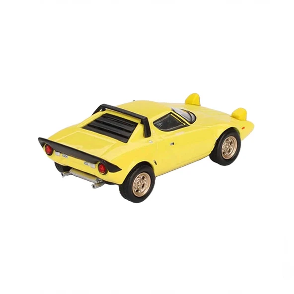 PARAPLY Mini GT 1/64 Lancia Stratos HF Stradale Giallo Fly Kız Erkek Çocuk Oyuncak Eğitici Oyuncaklar - Resim 3