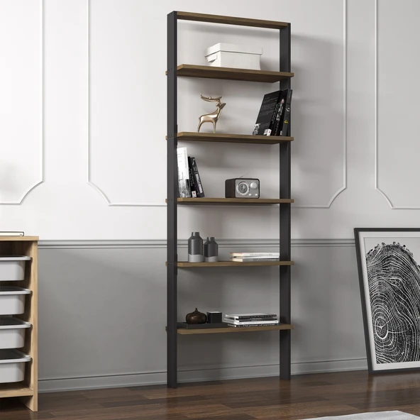 Hero 5 Raflı Modern Kitaplık - 180 cm - 3