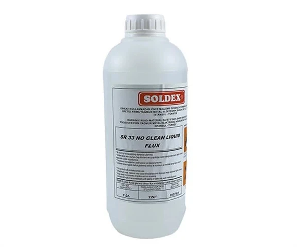Soldex SR-33 1 Lt Temizlik Gerektirmeyen Sıvı Flux ürün görseli