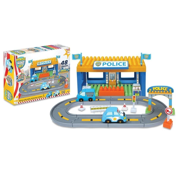 PARAPLY 03322 Polis Blok Seti -Dede Kız Erkek Çocuk Oyuncak Eğitici Oyuncaklar ürün görseli