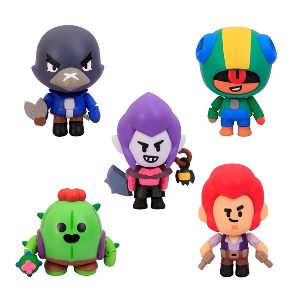 PARAPLY Brawl Stars 5'li Figür Set Kız Erkek Çocuk Oyuncak Eğitici Oyuncaklar ürün görseli