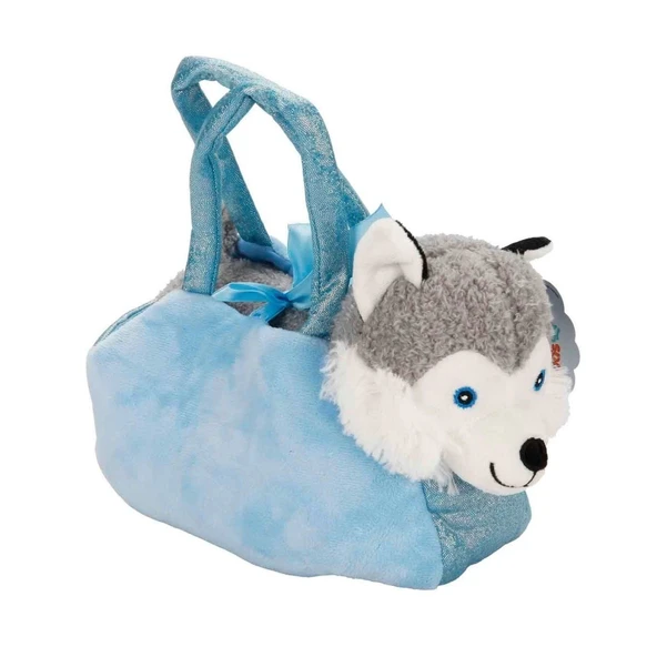 PARAPLY 4775 Peluş Kedi Köpek Taşıma Çantalı 20cm - Stokta Olan Model ve Renk Gönderiliir Kız Erkek Çocuk Oy - Resim 3