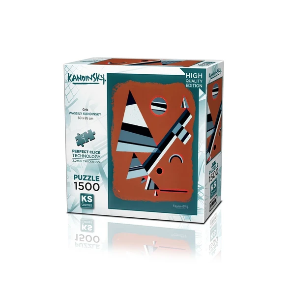 PARAPLY Ks Games Gris Puzzle 1500 Parça 22032 Kız Erkek Çocuk Oyuncak Eğitici Oyuncaklar ürün görseli