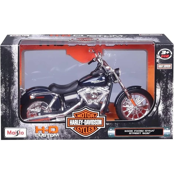 PARAPLY 1:12 Harley-Davidson Motorsiklet Kız Erkek Çocuk Oyuncak Eğitici Oyuncaklar - 2