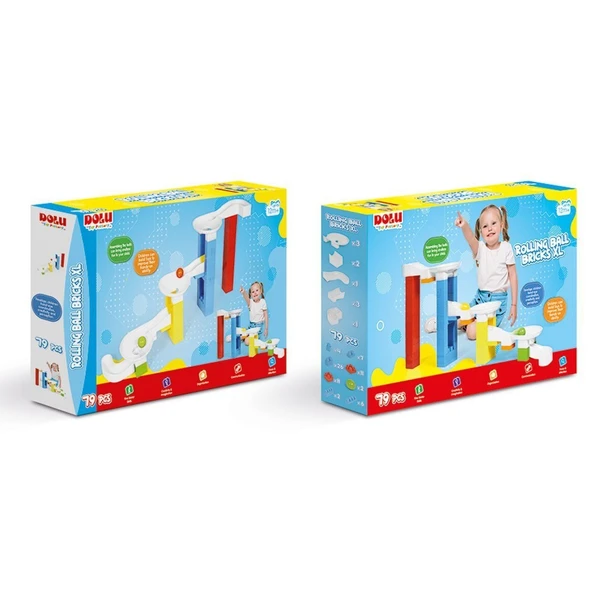 PARAPLY 5164 Eğitici Top Yuvarlama Blokları XL -Dolu Oyuncak Kız Erkek Çocuk Oyuncak Eğitici Oyuncaklar ürün görseli