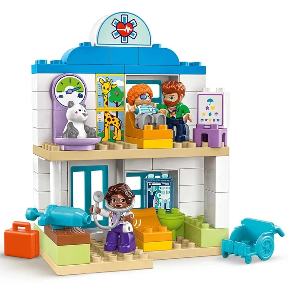 PARAPLY LEGO DUPLO Kasabası İlk Doktor Ziyareti 10449 Kız Erkek Çocuk Oyuncak Eğitici Oyuncaklar - Resim 2