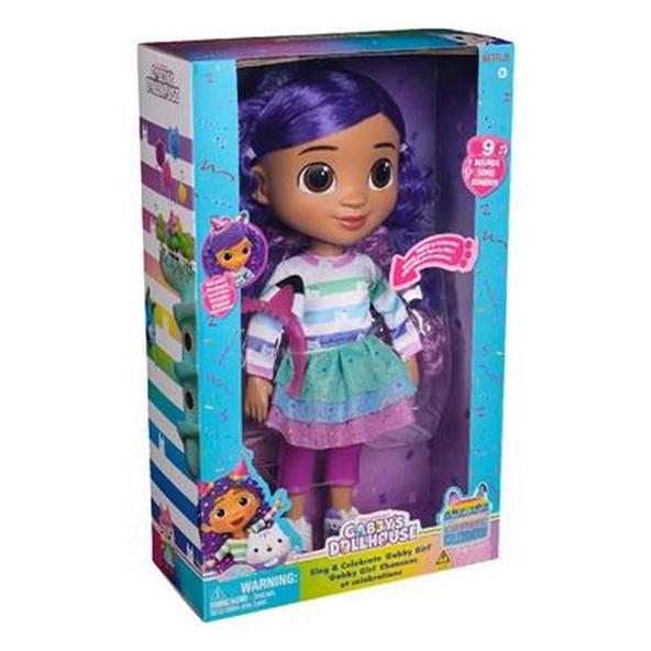 PARAPLY Gabby's Doll House Sesli Bebek Figür 33cm Kız Erkek Çocuk Oyuncak Eğitici Oyuncaklar - Resim 3