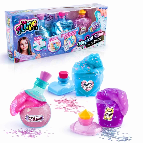 PARAPLY Magical Slime Sihirli İksir 3 lü Paket Kız Erkek Çocuk Oyuncak Eğitici Oyuncaklar ürün görseli
