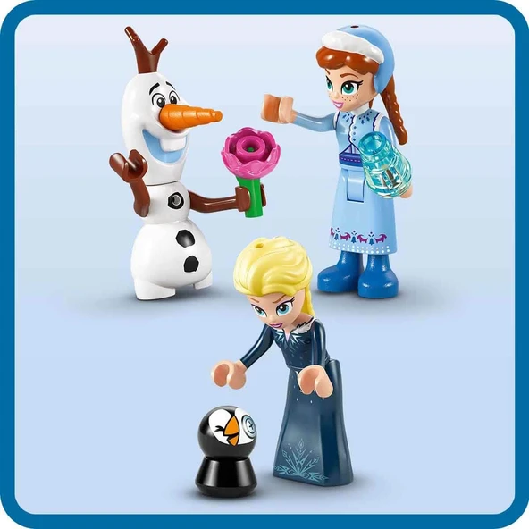PARAPLY LEGO Disney Frozen Arendelle Karlar Ülkesi Şatosu 43265 Kız Erkek Çocuk Oyuncak Eğitici Oyuncaklar - Resim 2