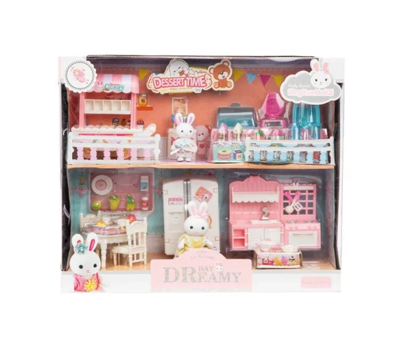 PARAPLY Bay Dreamy Tatlı Zamanı Mini Tavşan Oyun Seti Kız Erkek Çocuk Oyuncak Eğitici Oyuncaklar ürün görseli