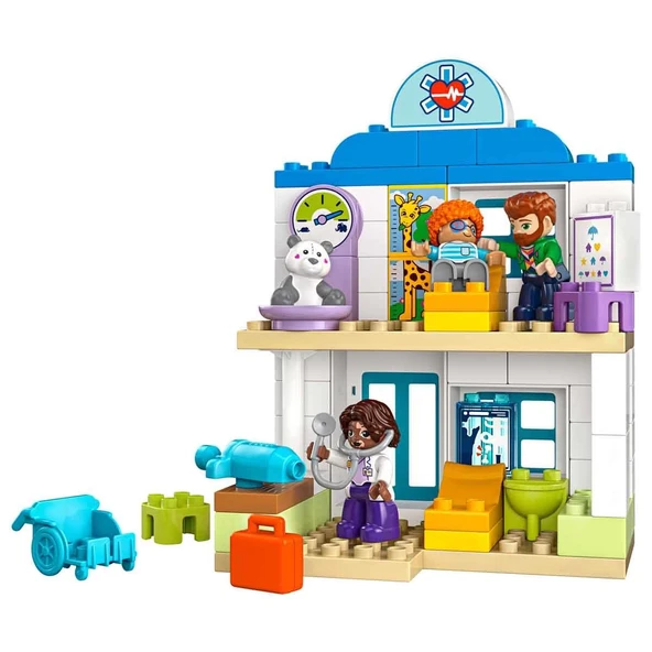 PARAPLY LEGO DUPLO Kasabası İlk Doktor Ziyareti 10449 Kız Erkek Çocuk Oyuncak Eğitici Oyuncaklar ürün görseli