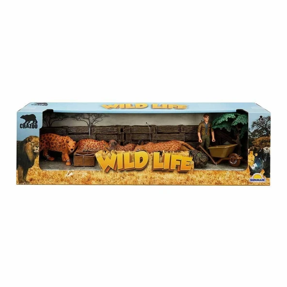 PARAPLY 2691 Farm World Vahşi Hayvanlar Oyun Seti Kız Erkek Çocuk Oyuncak Eğitici Oyuncaklar ürün görseli