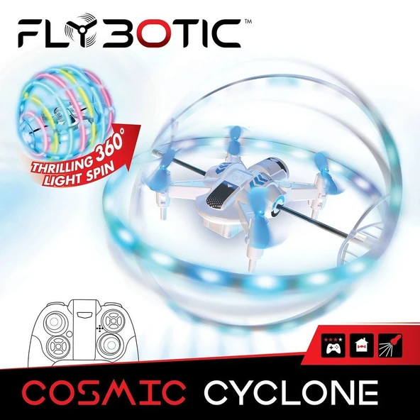 PARAPLY SIL 84828 Silverlit Cosmic Cyclone Drone Kız Erkek Çocuk Oyuncak Eğitici Oyuncaklar ürün görseli