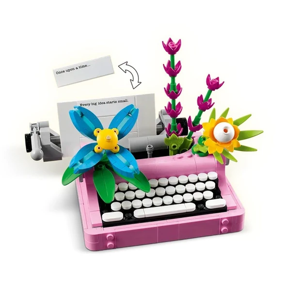 PARAPLY 31169 Lego Creator 3in1 - Çiçekli Daktilo 363 parça +8 yaş Kız Erkek Çocuk Oyuncak Eğitici Oyuncakla - Resim 3