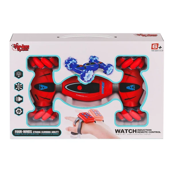 PARAPLY RQ2093 Bilekten Kontrollü Işıklı ve Müzikli 4 Teker Tırmanış Aracı -Vardem Oyuncak Kız Erkek Çocuk O - Resim 2