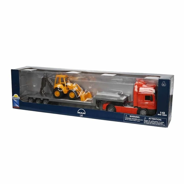 PARAPLY 1:43 Long Haul Man F2000 Taşıyıcı Tır Kız Erkek Çocuk Oyuncak Eğitici Oyuncaklar - Resim 3