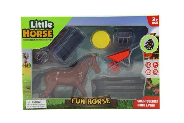 PARAPLY GÜZEL ATLI ÇİFTLİĞİ SETİ Kız Erkek Çocuk Oyuncak Eğitici Oyuncaklar ürün görseli