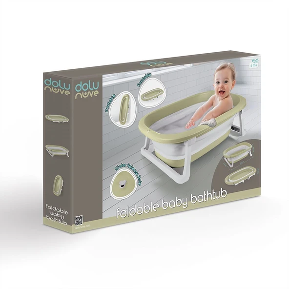 PARAPLY 7265 Katlanır Bebek Yıkama Küveti Eco Yeşil -Dolu Oyuncak Kız Erkek Çocuk Oyuncak Eğitici Oyuncaklar ürün görseli